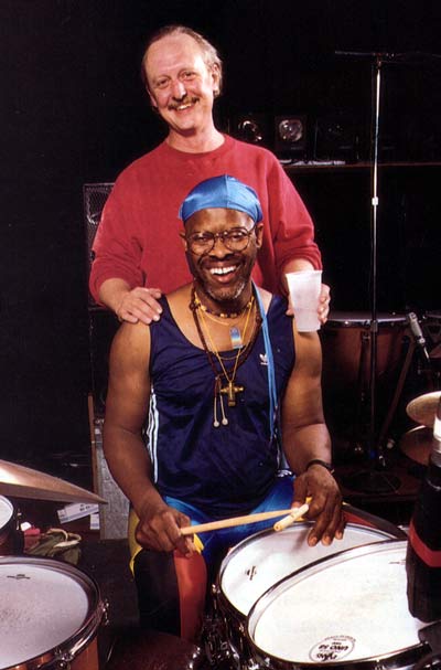 The two backbones of the band and best of friends Jaimoe and Butch.