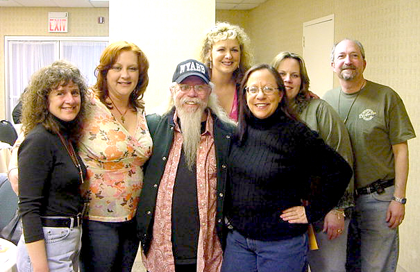Here's Kirk West, The Sweeties and me.