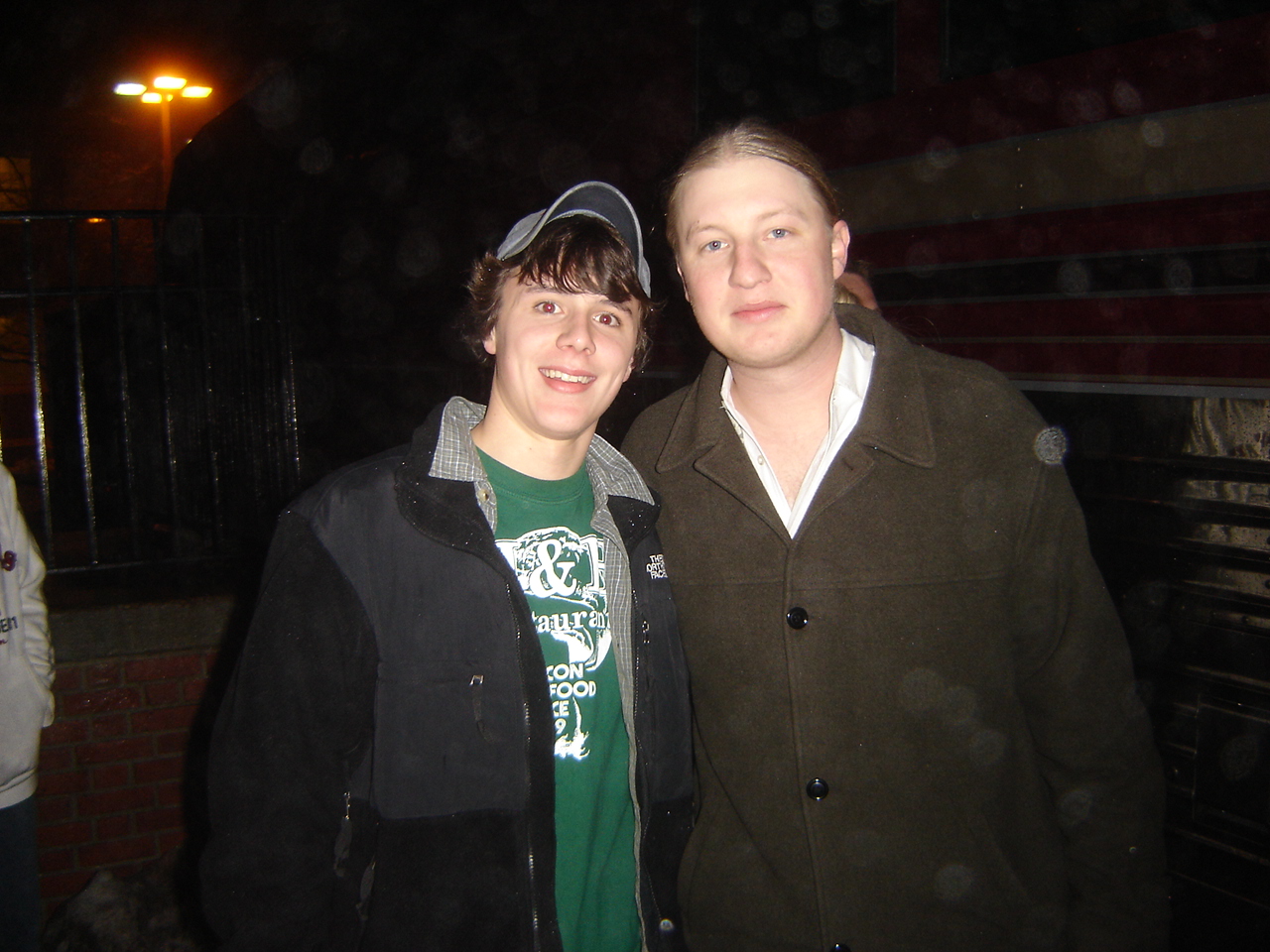 This is me and Derek after Ridgefield Playhouse show on 1/13/06 :)