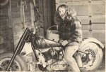 me/ playallnite and my 1951 Indian in 1973