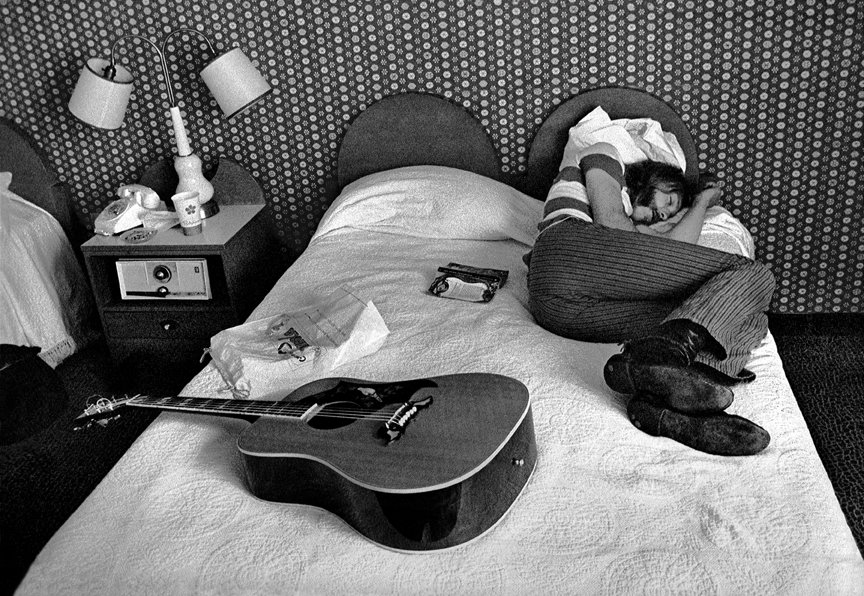 Time for a nap. Boston 1969(?). Photo taken by AJ Sullivan(?)