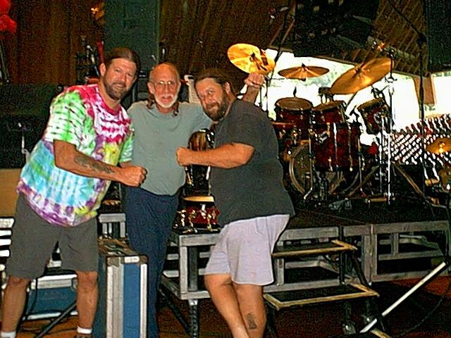 Red Dog with Sound Men Earl McCoy and Chuck Wehmeyer on 8/16/01 at Cuyahoga Falls