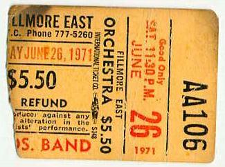 06/26/1971 Fillmore East 2nd show
