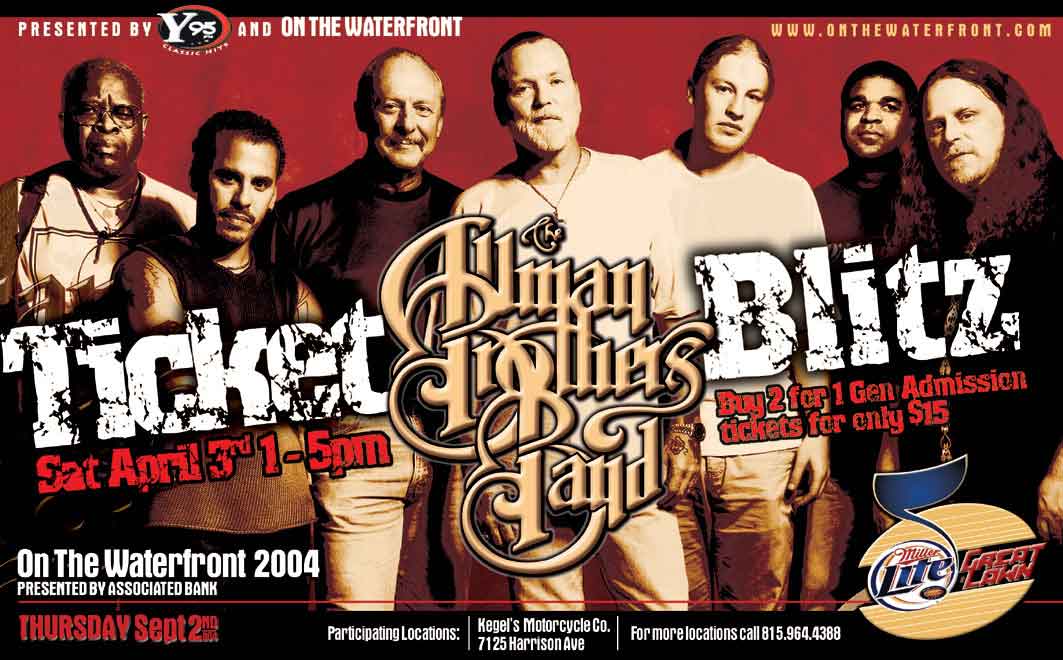 Print ad for the ABB's Sept. 2, 2004 concert On the Waterfront in Rockford, IL.