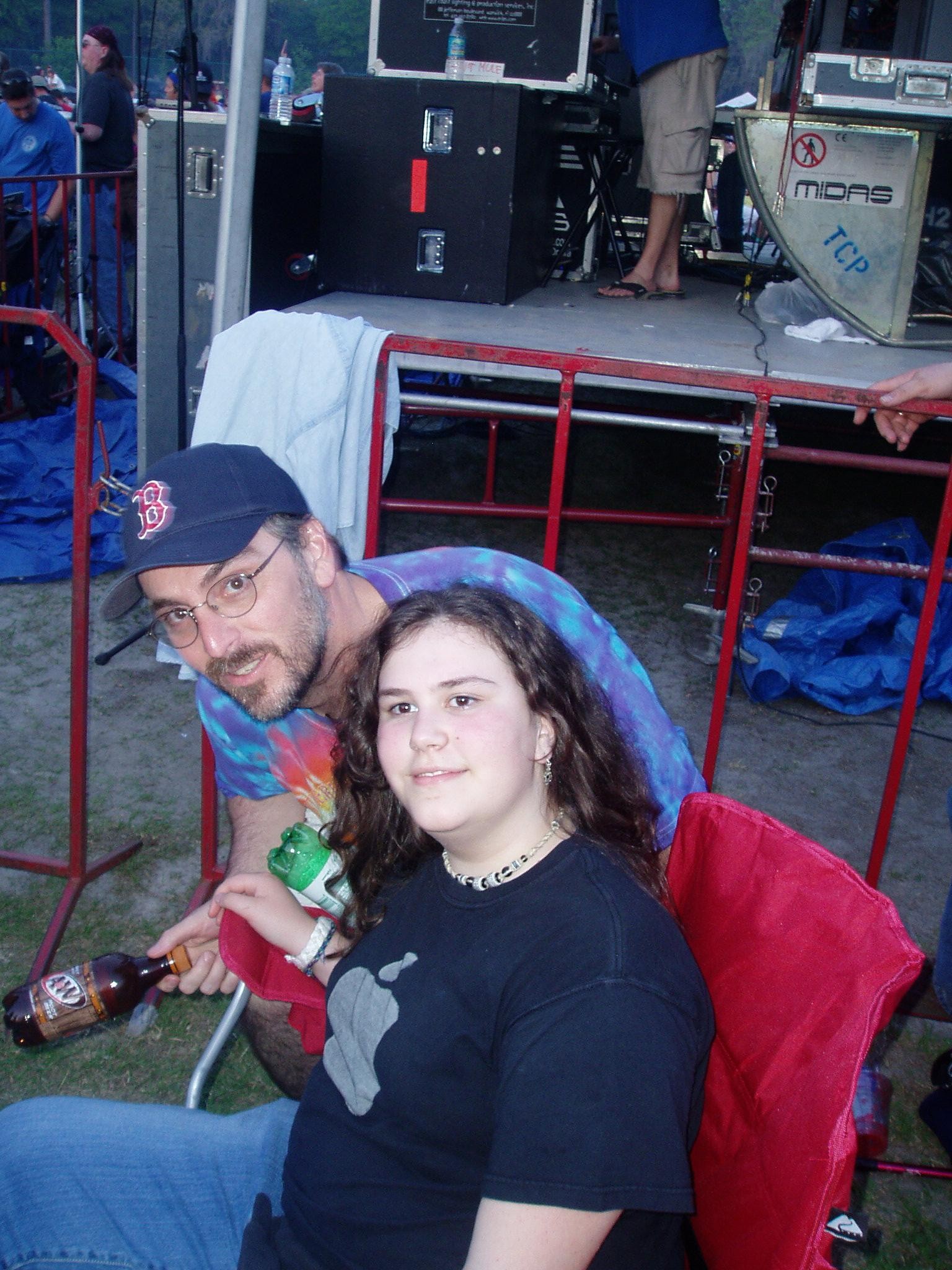 Picture snapped by TanDan - Emily and me during Mule at Wanee on 4/14/06.