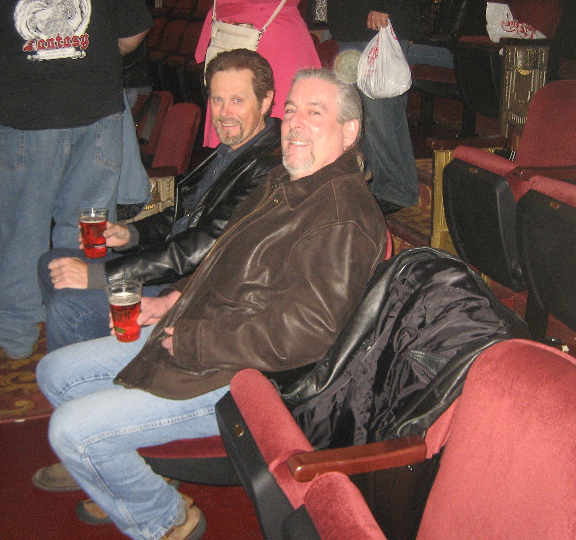 Joe and Pat: March 21, 2009 in the loge, second row BEACON.
