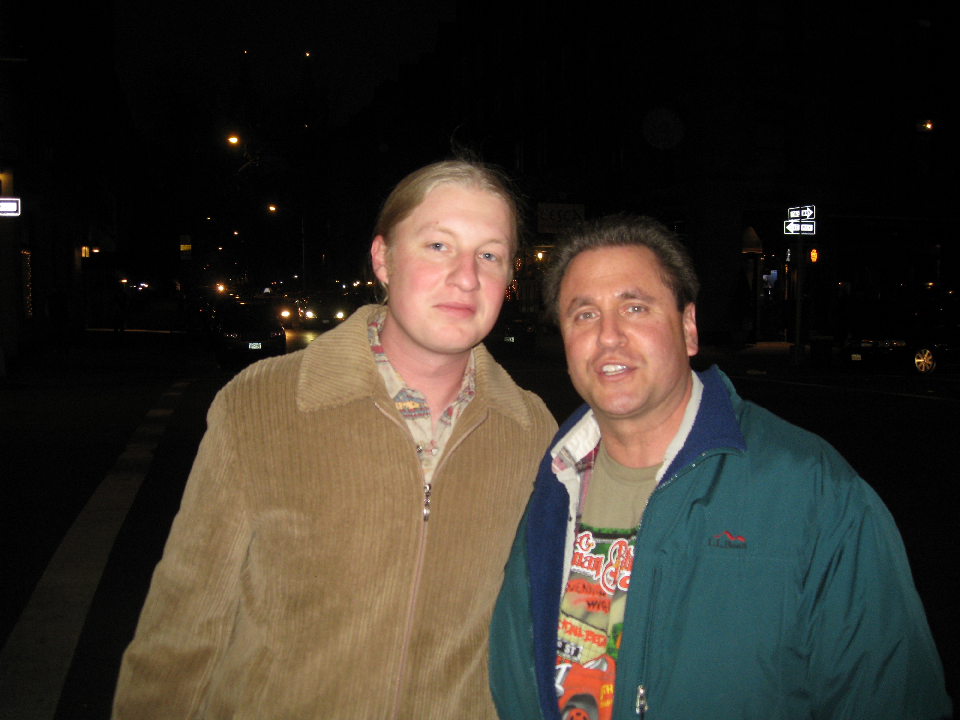 Derek Trucks & Zem, March 17, 2009 before St. Patty's Beacon show, corner of Broadway & 75th St