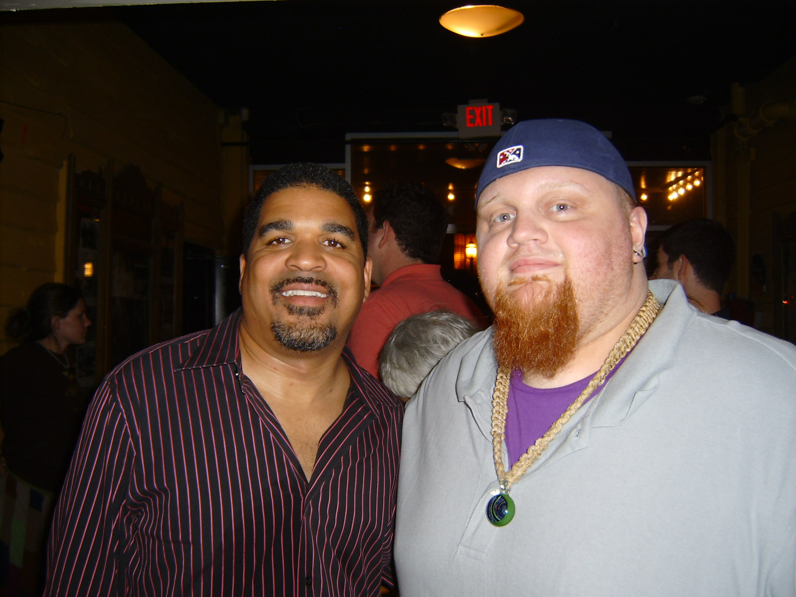 Here's a pic of Oteil & I after the Jimmy Herring Band show @ the Lincoln Theatre...5/03/09