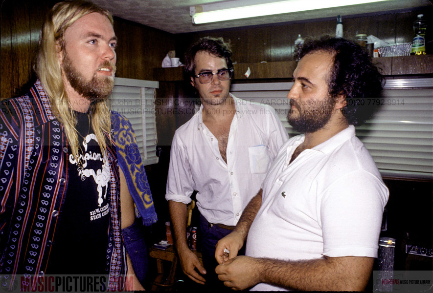 Undated photo of Gregg with Dan Ackroyd and John Belushi