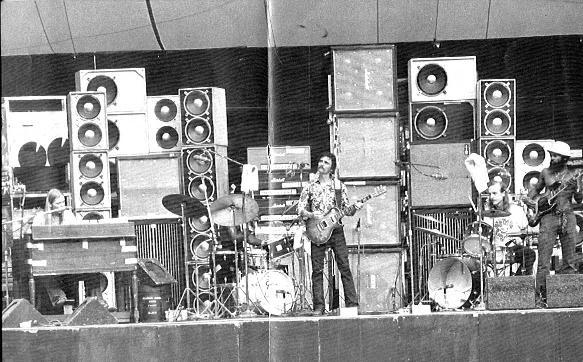 The ABB on stage at RFK Stadium, Washington DC.
June 10, 1973.