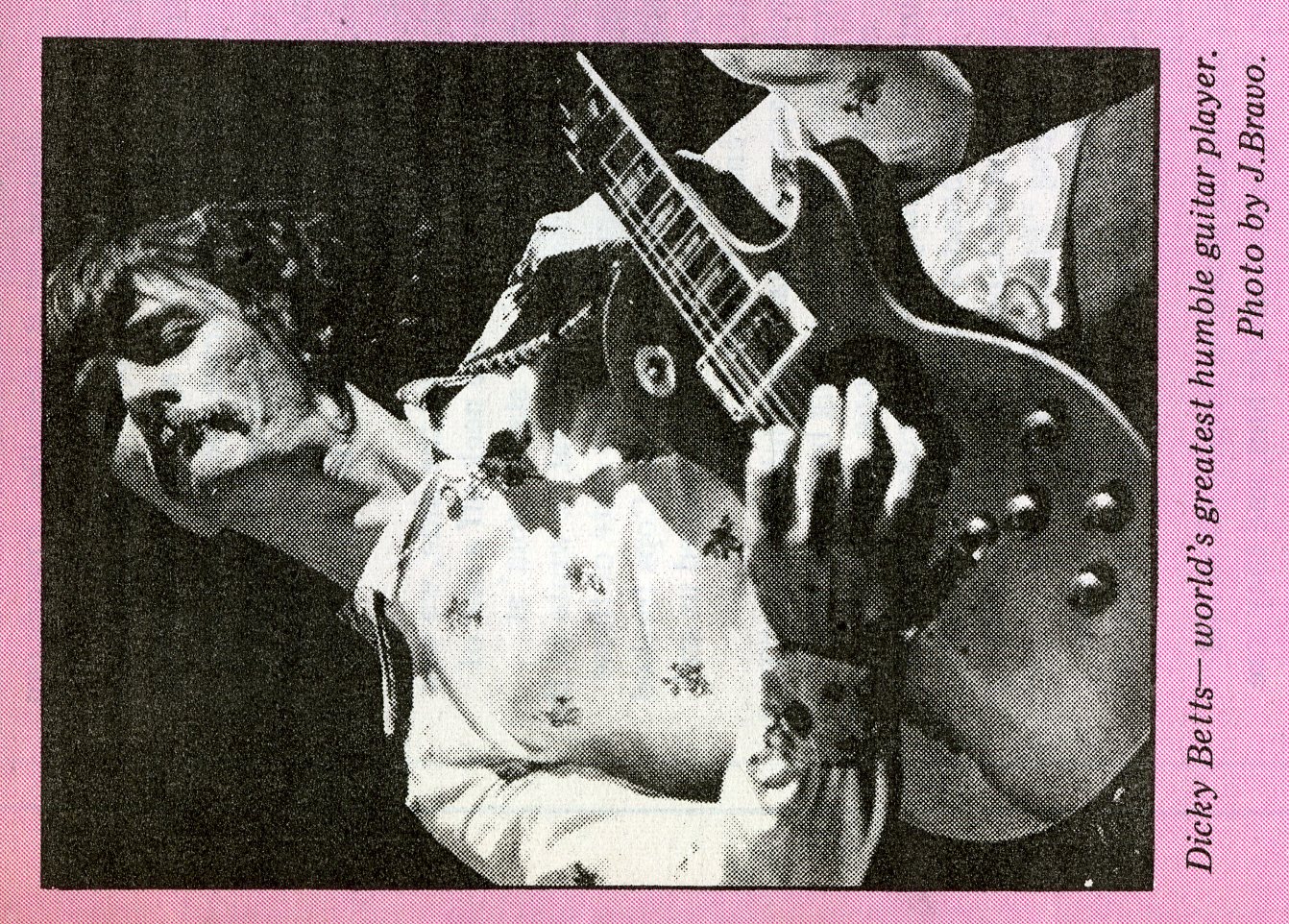 Dickey from June 1972 Issue of Rock Magazine